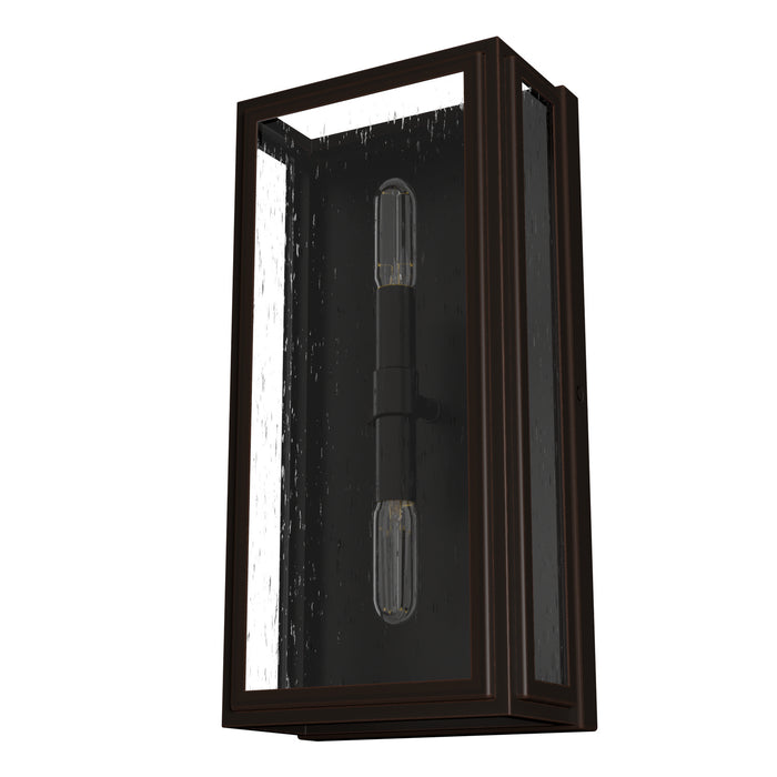 Hunter 19977 Two Light Wall Sconce, Onyx Bengal