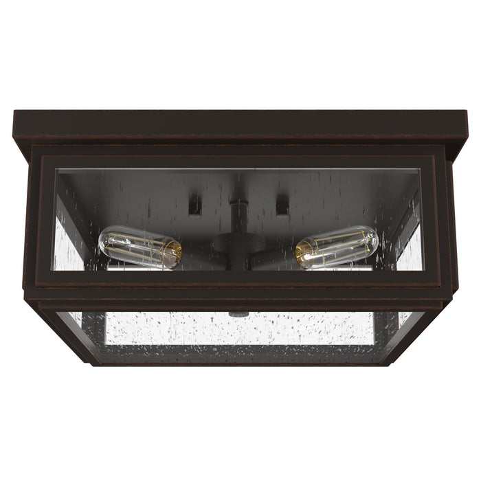 Hunter 19979 Four Light Flush Mount, Onyx Bengal