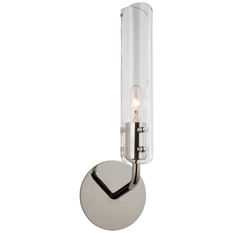 Visual Comfort Signature ARN 2480PN-CG LED Wall Sconce, Polished Nickel