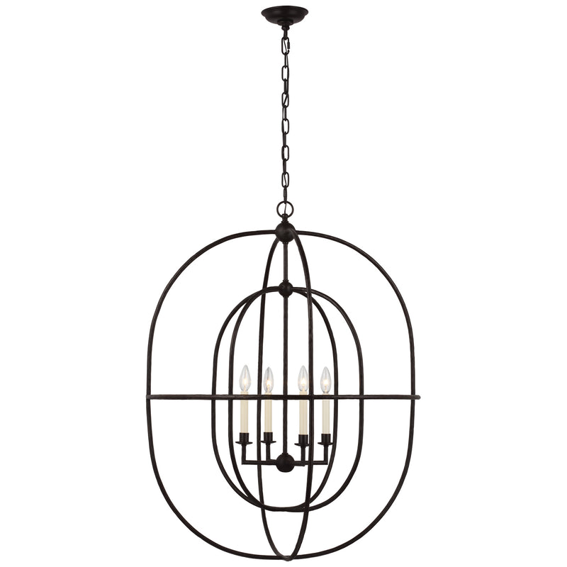 Visual Comfort Signature CHC 2225AI LED Lantern, Aged Iron
