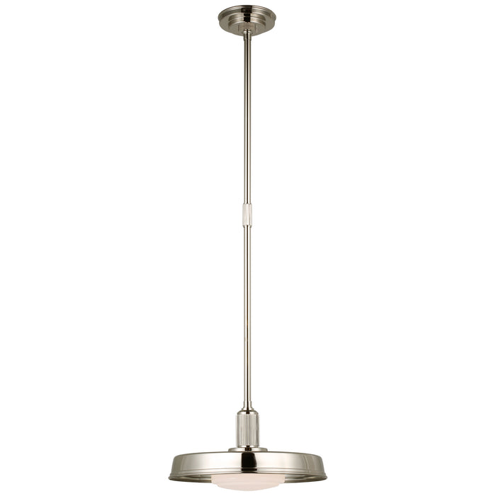 Visual Comfort Signature CHC 5300PN-WG LED Pendant, Polished Nickel