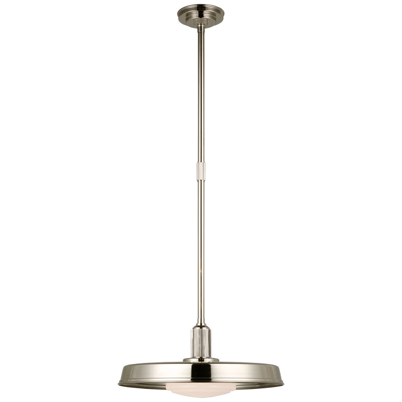Visual Comfort Signature CHC 5301PN-WG LED Pendant, Polished Nickel