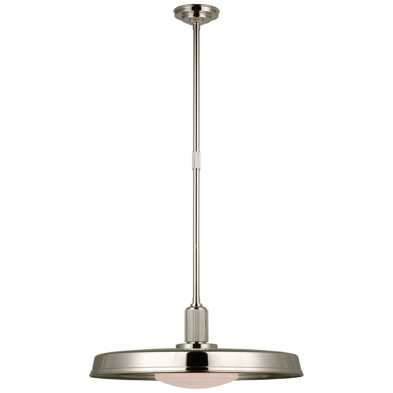 Visual Comfort Signature CHC 5302PN-WG LED Pendant, Polished Nickel