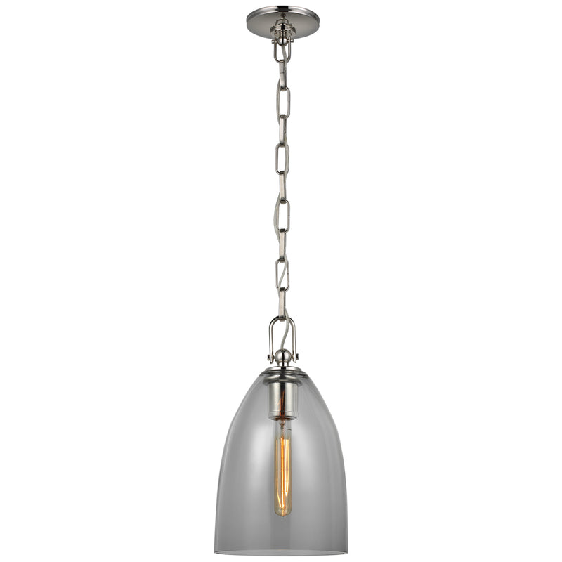 Visual Comfort Signature CHC 5425PN-SMG LED Pendant, Polished Nickel