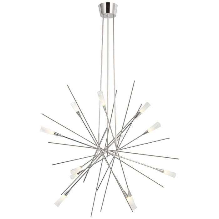 Visual Comfort Signature CHC 5600PN LED Chandelier, Polished Nickel