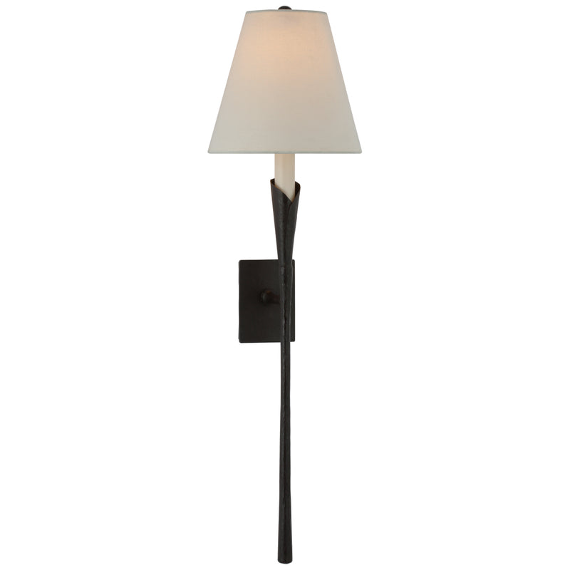 Visual Comfort Signature CHD 2506AI-L LED Wall Sconce, Aged Iron