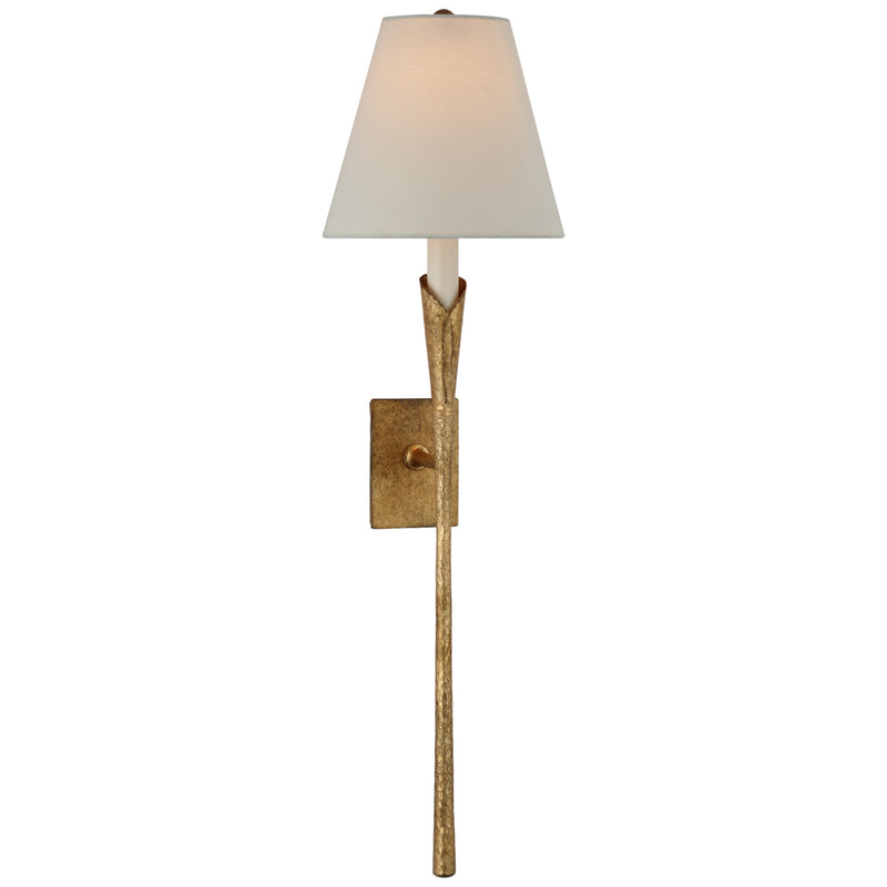 Visual Comfort Signature CHD 2506GI-L LED Wall Sconce, Gilded Iron