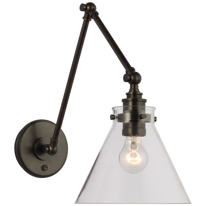 Visual Comfort Signature CHD 2526BZ-CG LED Wall Sconce, Bronze