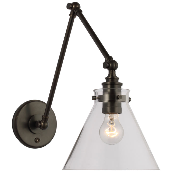 Visual Comfort Signature CHD 2526BZ-CG LED Wall Sconce, Bronze