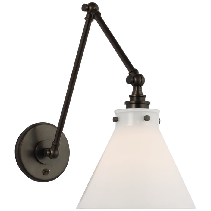 Visual Comfort Signature CHD 2526BZ-WG LED Wall Sconce, Bronze