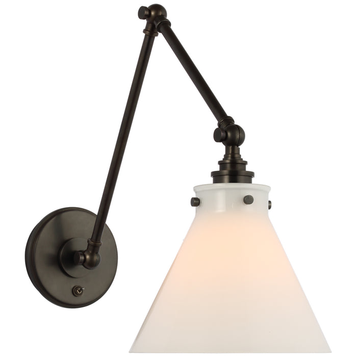 Visual Comfort Signature CHD 2526BZ-WG LED Wall Sconce, Bronze