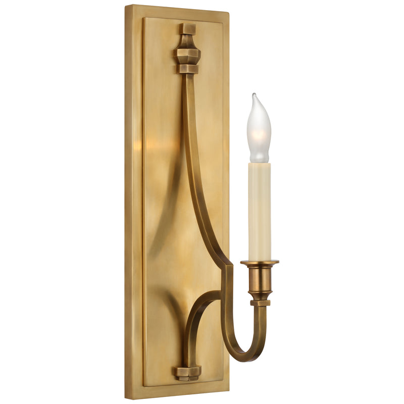 Visual Comfort Signature CHD 2560AB LED Wall Sconce, Antique-Burnished Brass