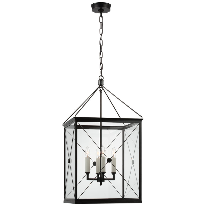 Visual Comfort Signature JN 5087BZ-CG LED Lantern, Bronze