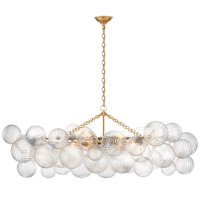 Visual Comfort Signature JN 5116G-CG LED Linear Chandelier, Gild