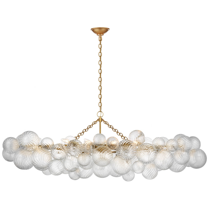 Visual Comfort Signature JN 5117G-CG LED Linear Chandelier, Gild