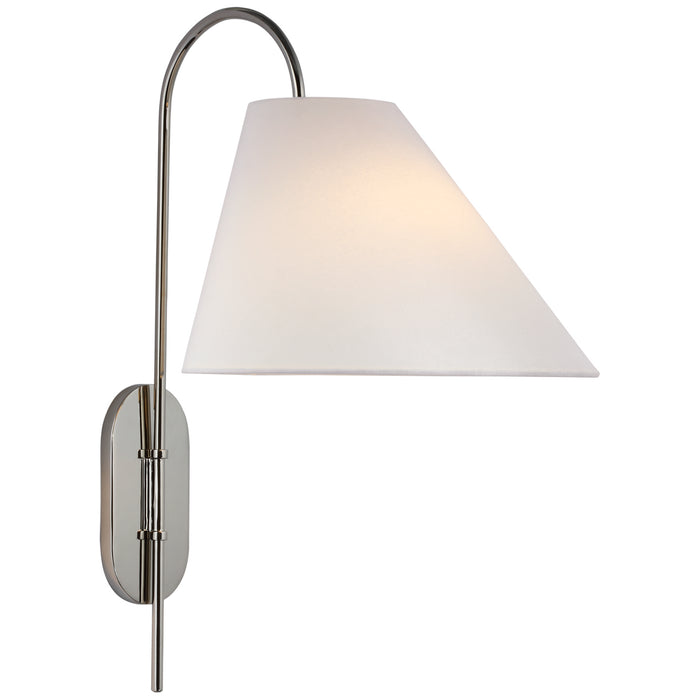 Visual Comfort Signature KS 2220PN-L LED Wall Sconce, Polished Nickel