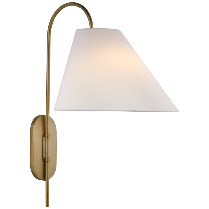 Visual Comfort Signature KS 2220SB-L LED Wall Sconce, Soft Brass