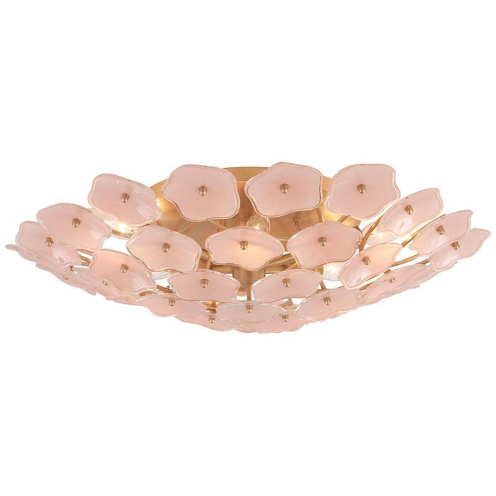 Visual Comfort Signature KS 4066SB-BLS LED Flush Mount, Soft Brass