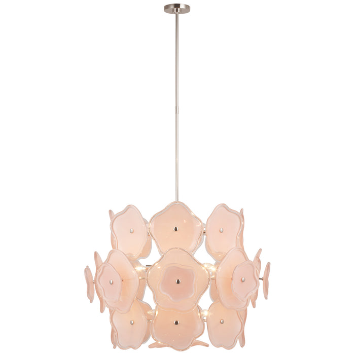 Visual Comfort Signature KS 5067PN-BLS LED Chandelier, Polished Nickel