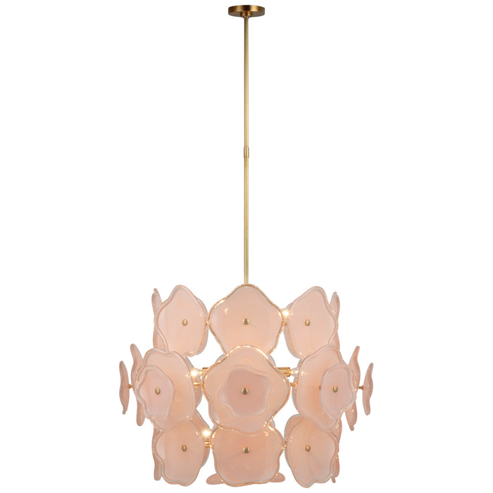 Visual Comfort Signature KS 5067SB-BLS LED Chandelier, Soft Brass