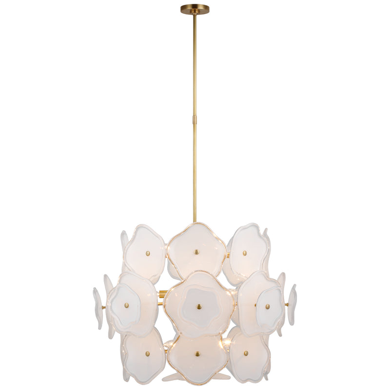 Visual Comfort Signature KS 5067SB-CRE LED Chandelier, Soft Brass