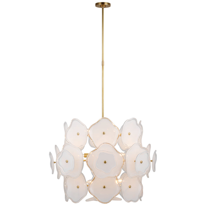 Visual Comfort Signature KS 5067SB-CRE LED Chandelier, Soft Brass
