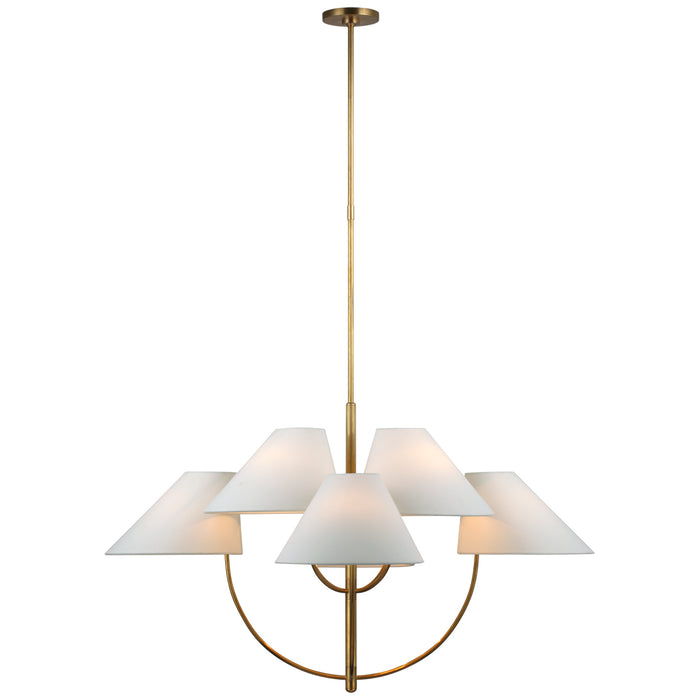 Visual Comfort Signature KS 5225SB-L LED Chandelier, Soft Brass