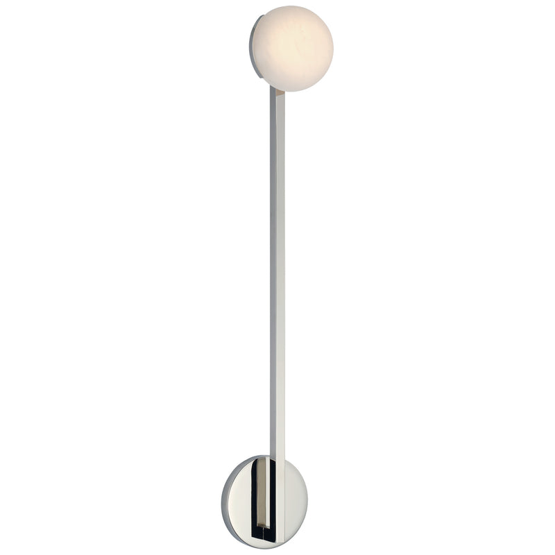 Visual Comfort Signature KW 2621PN-ALB LED Wall Sconce, Polished Nickel