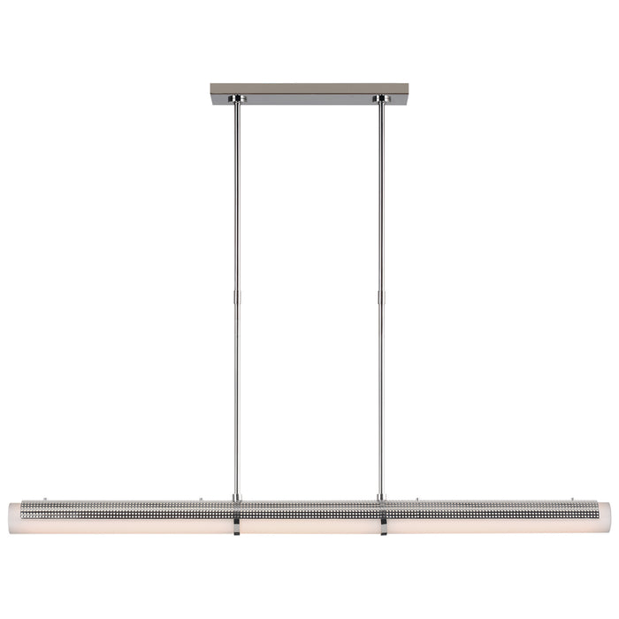 Visual Comfort Signature KW 5225PN-WG LED Chandelier, Polished Nickel