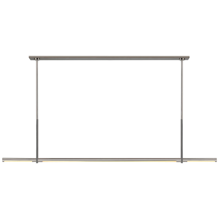 Visual Comfort Signature KW 5730PN LED Linear Pendant, Polished Nickel