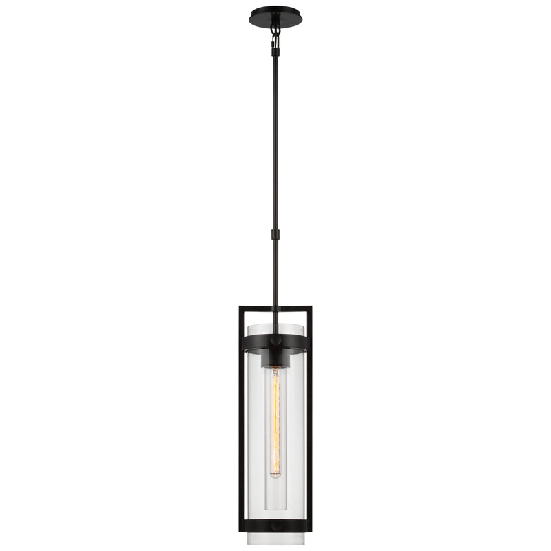 Visual Comfort Signature S 5762AI-CG LED Hanging Lantern, Aged Iron