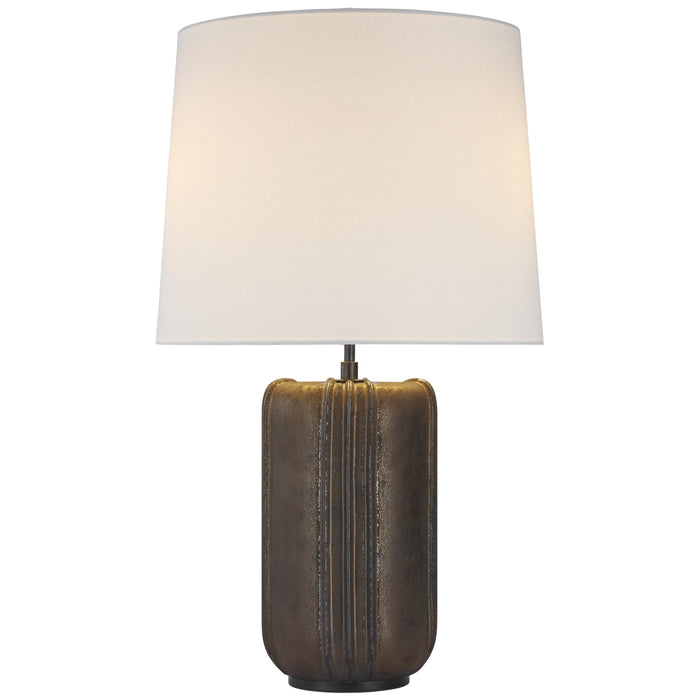 Visual Comfort Signature TOB 3687CBZ-L LED Table Lamp, Crystal Bronze