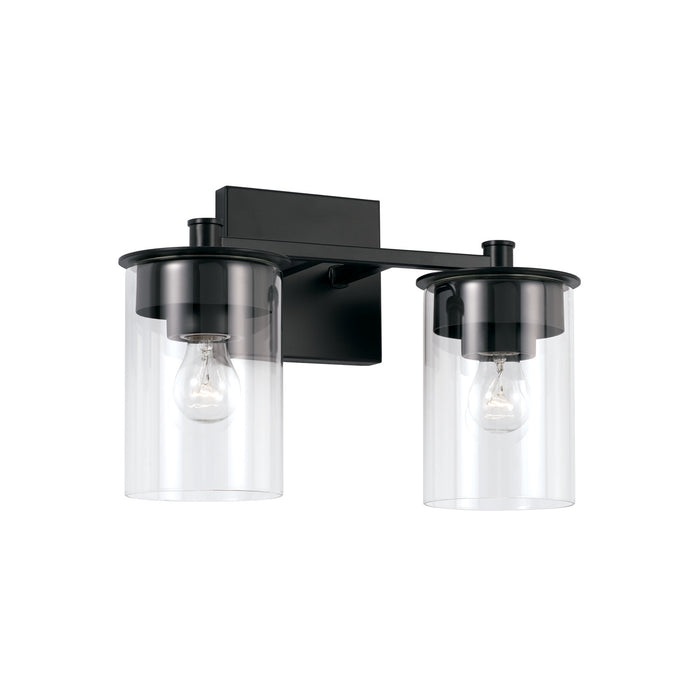 Capital Lighting 146821MB-532 Two Light Vanity, Matte Black