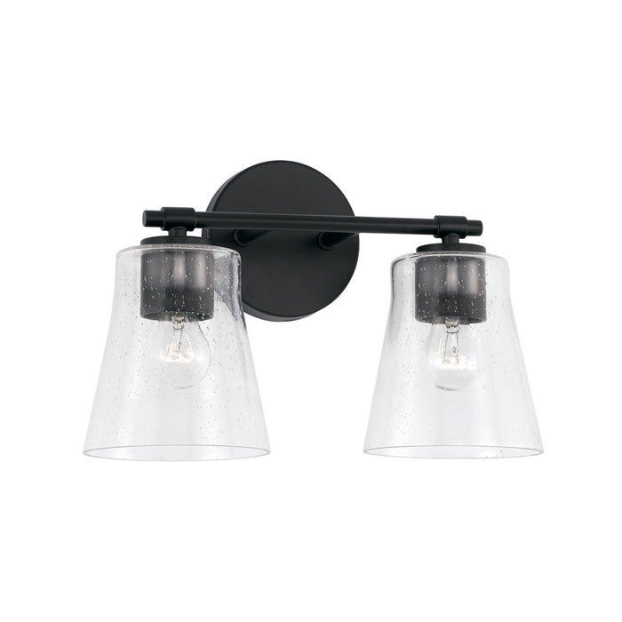 Capital Lighting 146921MB-533 Two Light Vanity, Matte Black