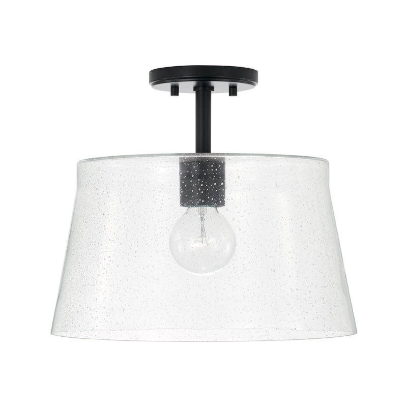 Capital Lighting 246911MB One Light Pendant, Matte Black