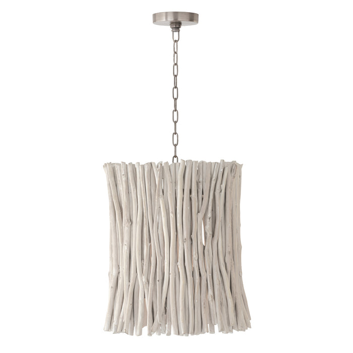 Capital Lighting 340242PP Four Light Pendant, Brushed Pewter