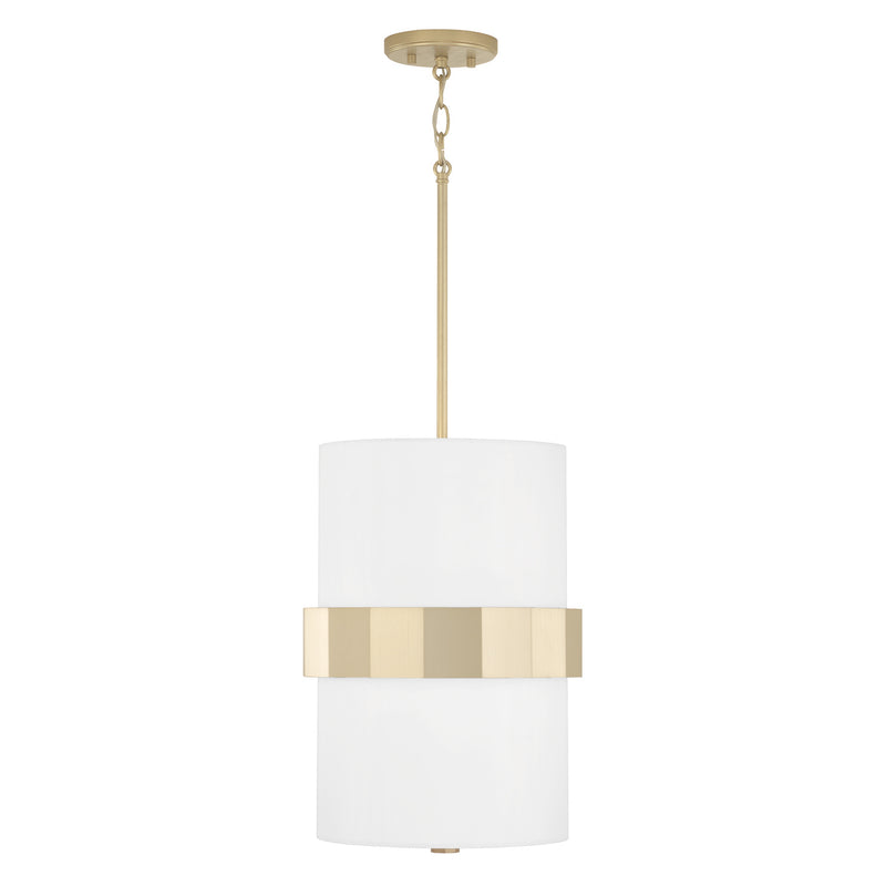 Capital Lighting 346221SF Two Light Pendant, Soft Gold