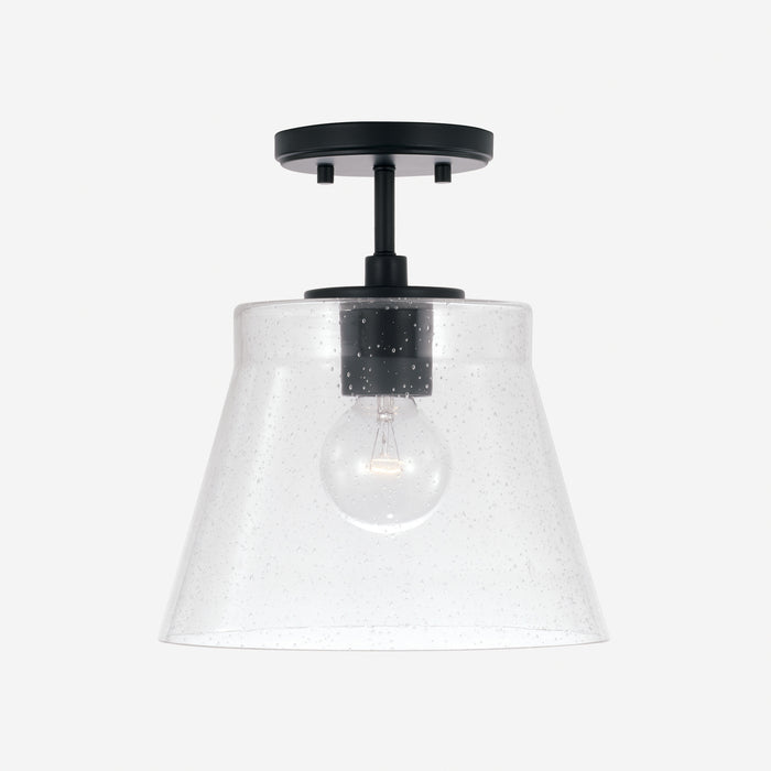 Capital Lighting 346912MB One Light Pendant, Matte Black