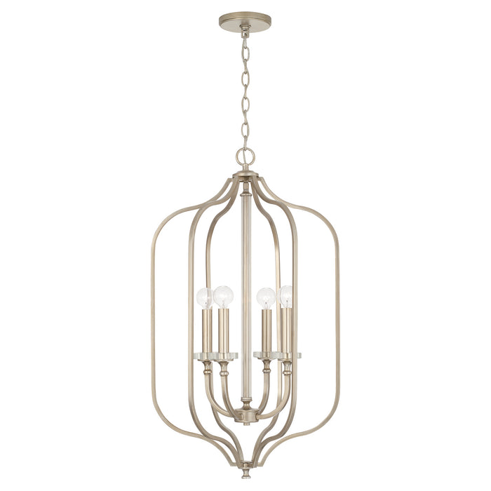 Capital Lighting 544841BS Four Light Foyer, Brushed Champagne