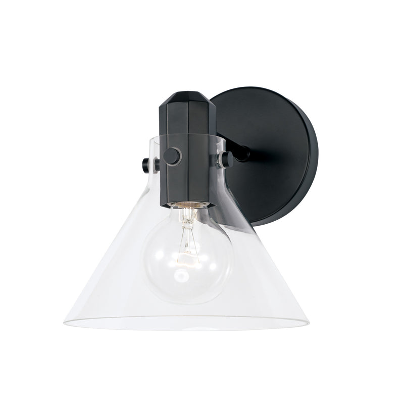 Capital Lighting 645811MB-528 One Light Wall Sconce, Matte Black