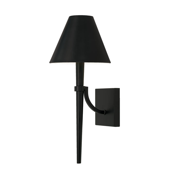 Capital Lighting 645911MB One Light Wall Sconce, Matte Black