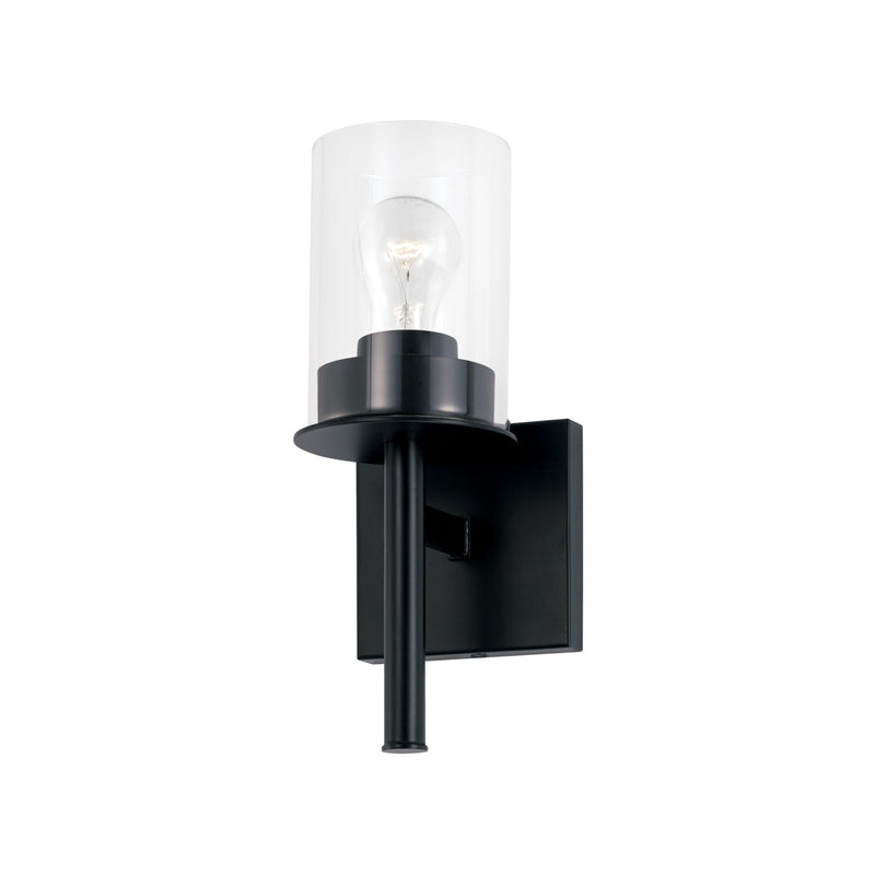 Capital Lighting 646811MB-532 One Light Wall Sconce, Matte Black