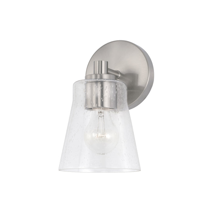 Capital Lighting 646911BN-533 One Light Wall Sconce, Brushed Nickel
