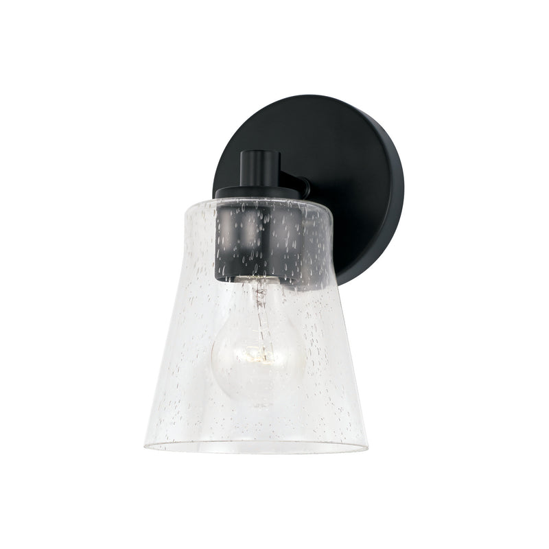 Capital Lighting 646911MB-533 One Light Wall Sconce, Matte Black