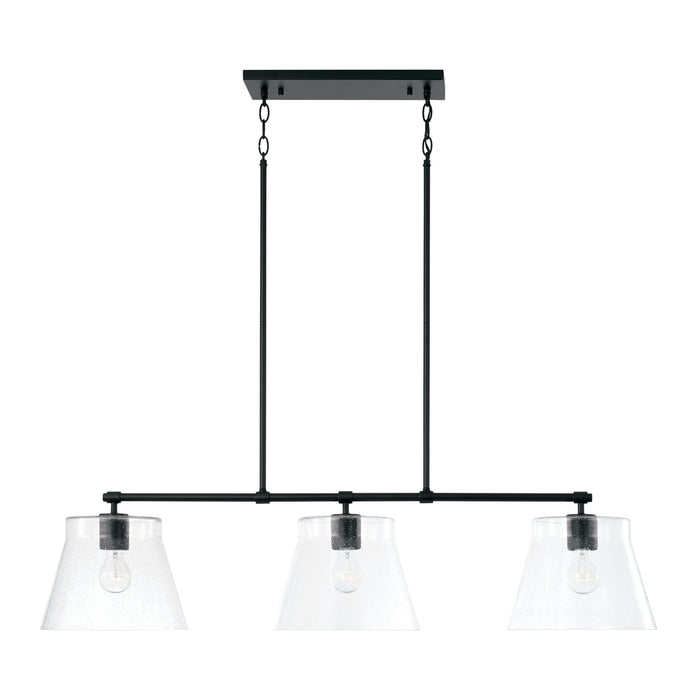 Capital Lighting 846931MB Three Light Island Pendant, Matte Black