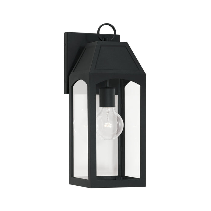 Capital Lighting 946311BK One Light Outdoor Wall Lantern, Black