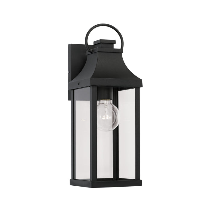 Capital Lighting 946411BK One Light Outdoor Wall Lantern, Black