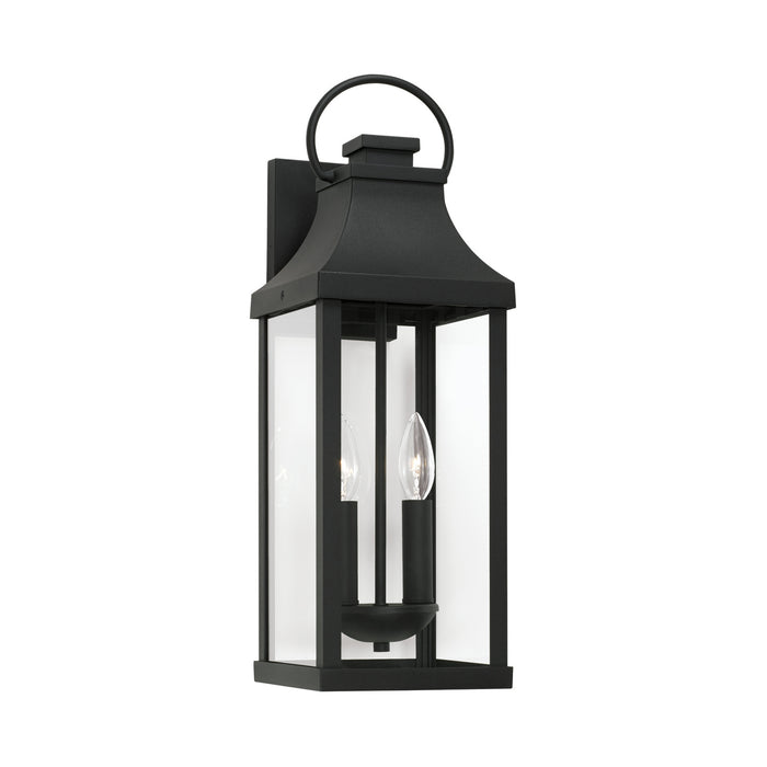 Capital Lighting 946421BK Two Light Outdoor Wall Lantern, Black