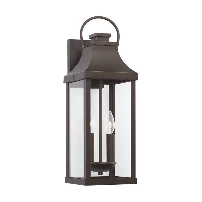 Capital Lighting 946421OZ Two Light Outdoor Wall Lantern, Oiled Bronze