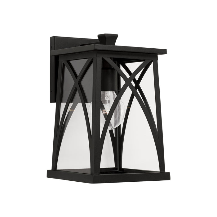 Capital Lighting 946511BK One Light Outdoor Wall Lantern, Black